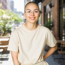 Silhouette 5540 17 Silver / Green Rimless Eyeglasses / Frames S24