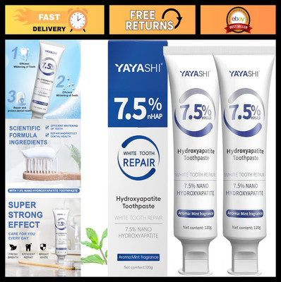 Fluoride-Free Nano Hydroxyapatite Toothpaste for Enamel Protection & Fresh Breat