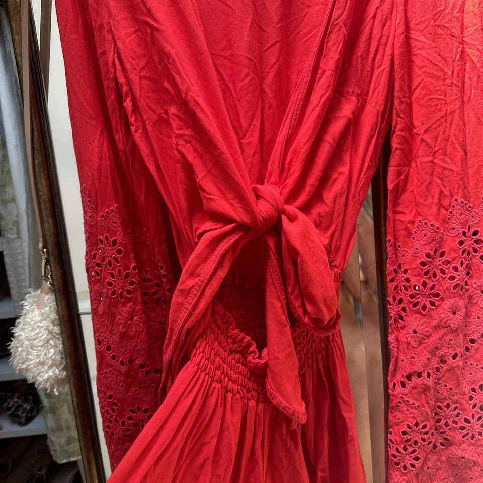 Romper Winston branco vermelho tamanho pequeno - Imagem 2 de 4