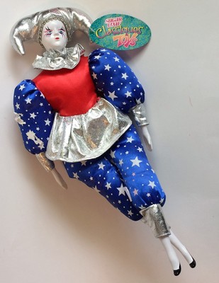 porcelain harlequin dolls