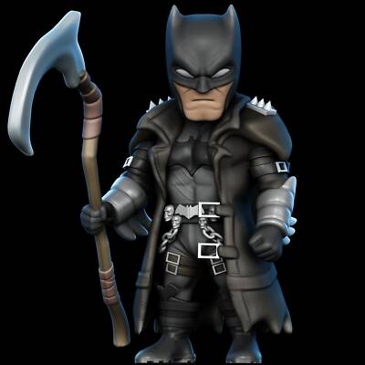 Chibi Death Metal Bat - Resin 3D Miniature | Proxy | Superhero | Huper