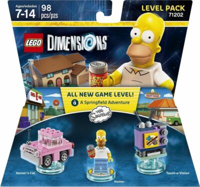 Limit LEGO Dimensions Simpson Homer 98pc Age 7+ Halloween Building Toy FreeShip