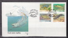 NAMIBIA, 1992 FRESHWATER ANGLING set of 4, First Day cover.