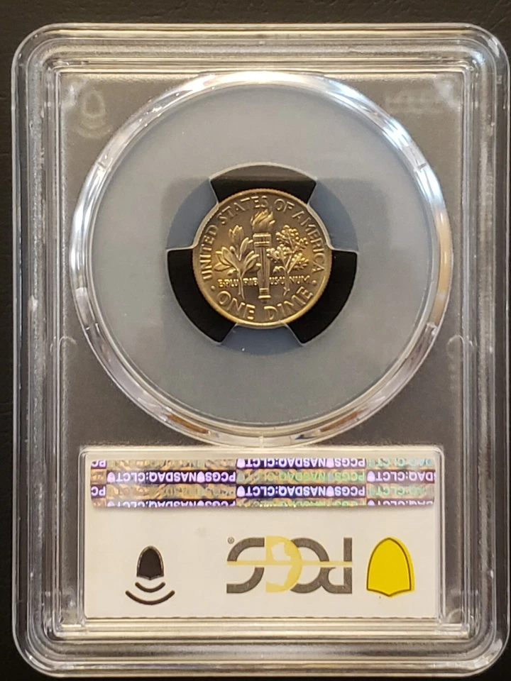 2014 P Roosevelt Dime PCGS MS66FB Toned - Image 2 of 4