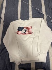 Vintage Delta White Crew Neck Sz XL “These Colors Don’t Run” Made In USA