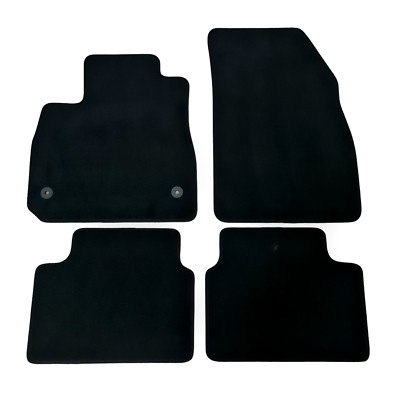 Car Floor Mats Velour For Chevrolet Malibu Waterproof Black Carpet Auto Liners