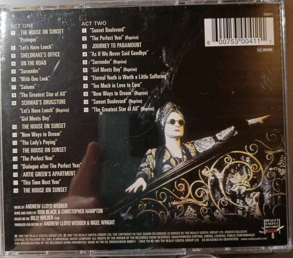 Andrew Lloyd Webber – Sunset Boulevard (World Premiere Recording) 2CD-BOX - Bild 2 von 4