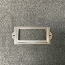 2-Hole Stainless Steel 430 Label Holder