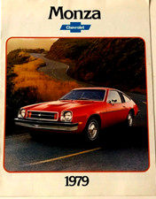 1979 Chevrolet Monza Car Brochure- 12 Pages Free Shipping In Usa