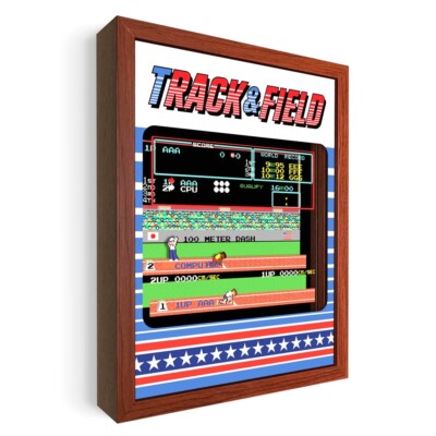 Artovision Track & Field Shadowbox Art ''BRAND NEW/FREE SHIPPING''
