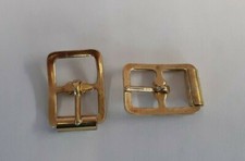 10 x  metal GOLD COLOUR  buckle roller single prong shoe leather craft 10MM;;