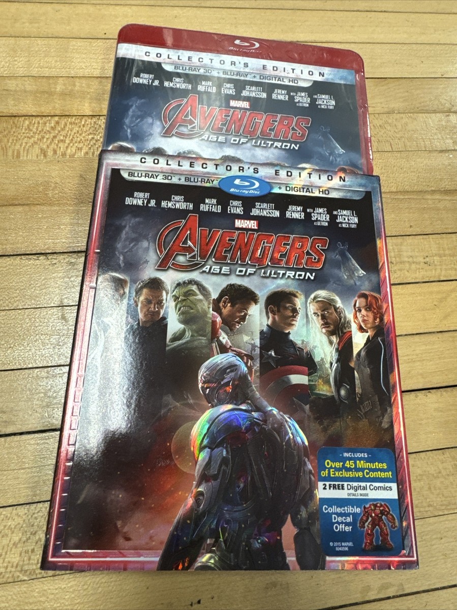 Marvel's Avengers Age of Ultron Blu-ray 3D Robert Downey Jr