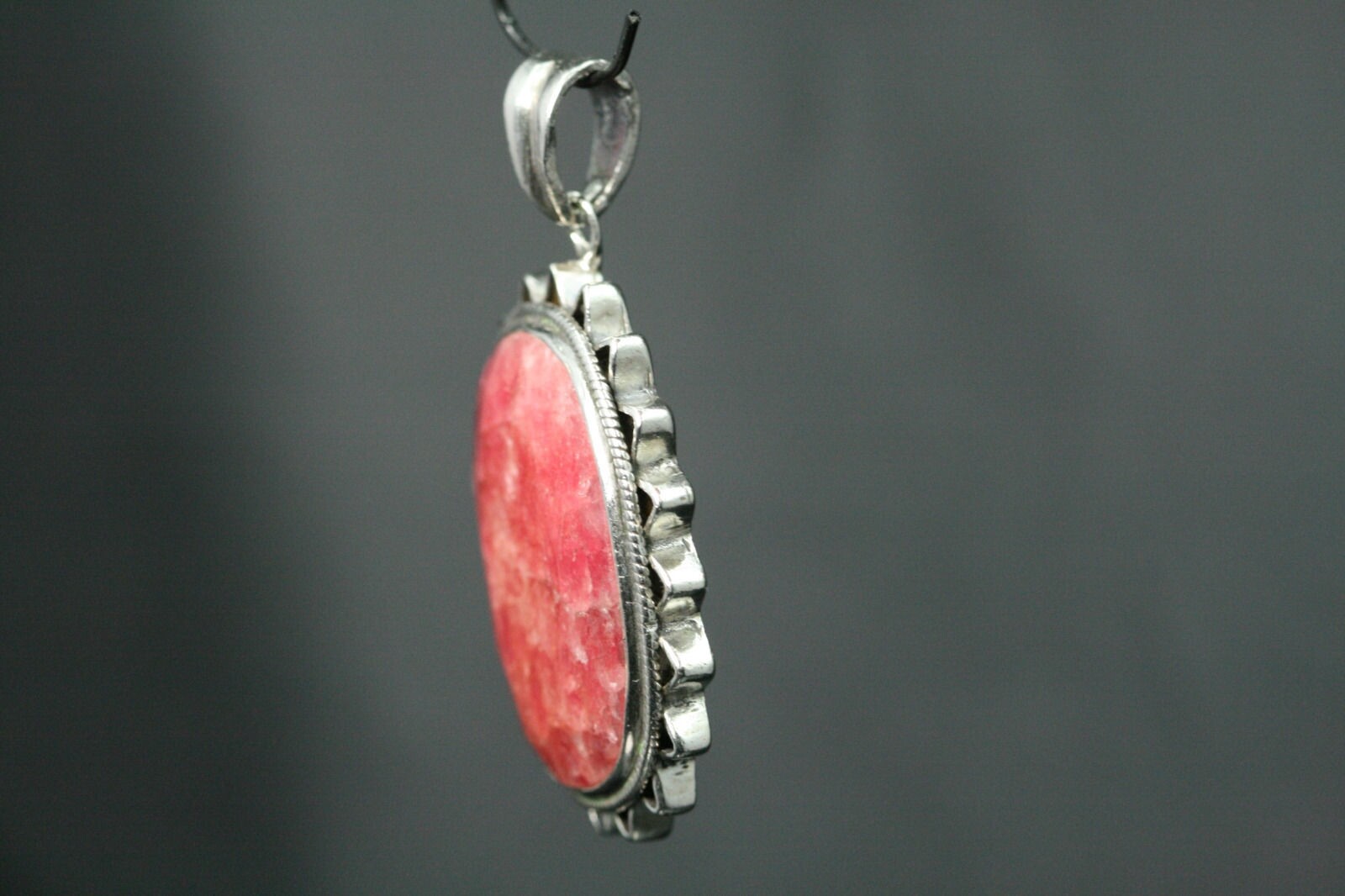 A 925 Sterling Silver Low Grade Ruby Crystal Ston… - image 9