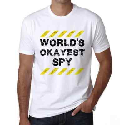 Men's Graphic T-Shirt Worlds Okayest Spy Eco-Friendly Limited Edition