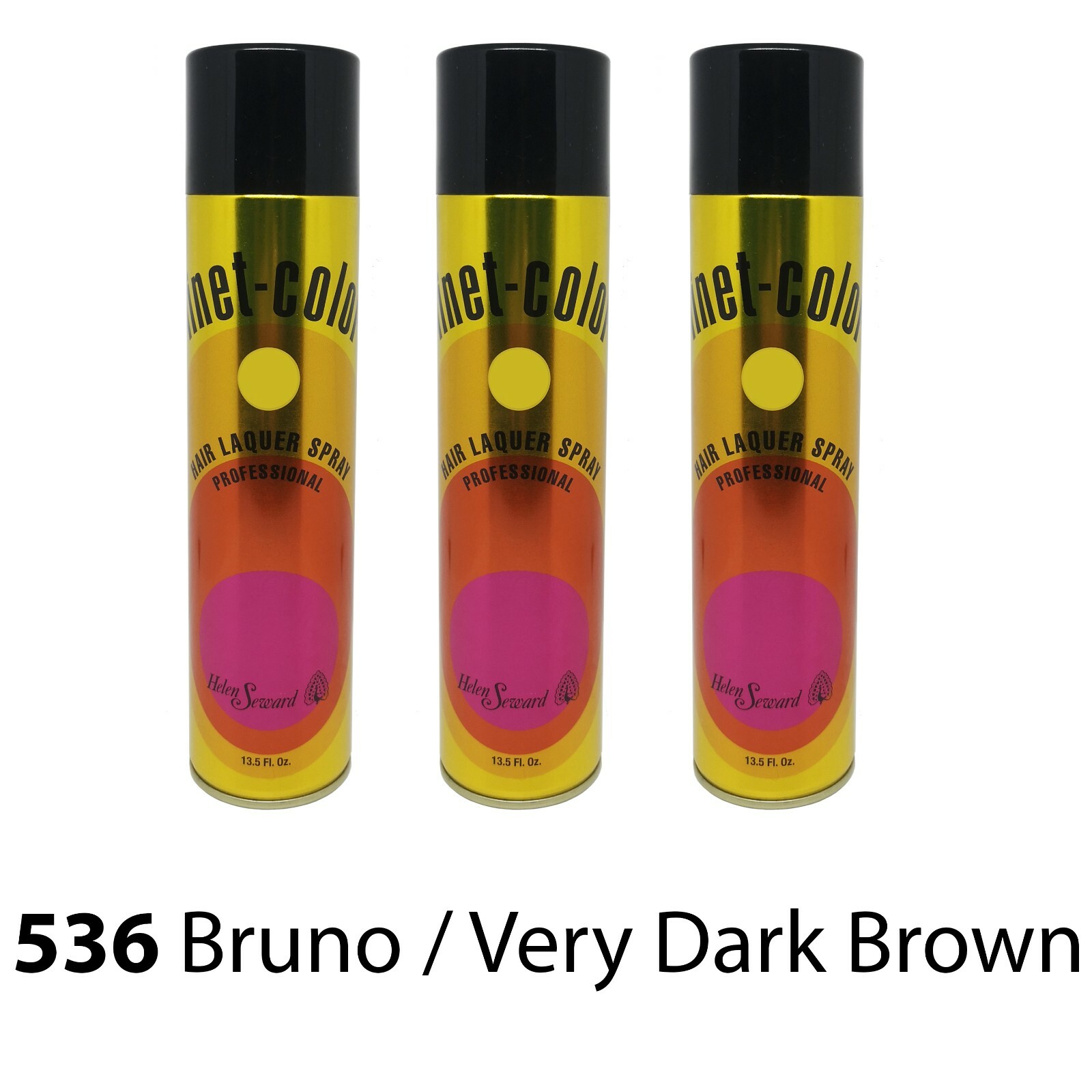 3 pz HELEN SEWARD FINET COLOR Lacca colorante Riflessante capelli BRUNO 400ml