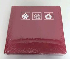 Creative Memories Red 12 x 12 Holiday Ornaments Silver Foil Album NEW SEALED 