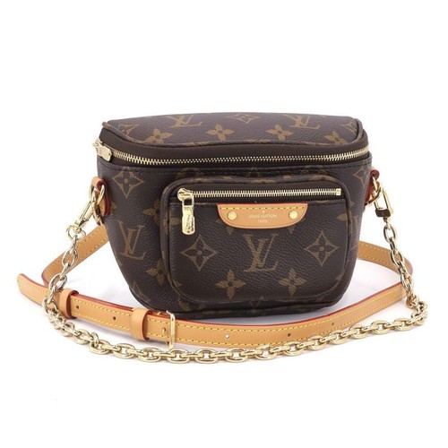 Louis Vuitton mini bum bag monogram canvas bg14214