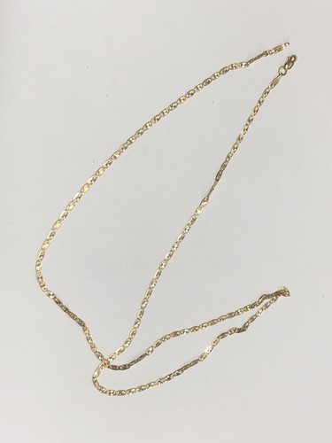 14K Yellow Gold Tri Color Chain 