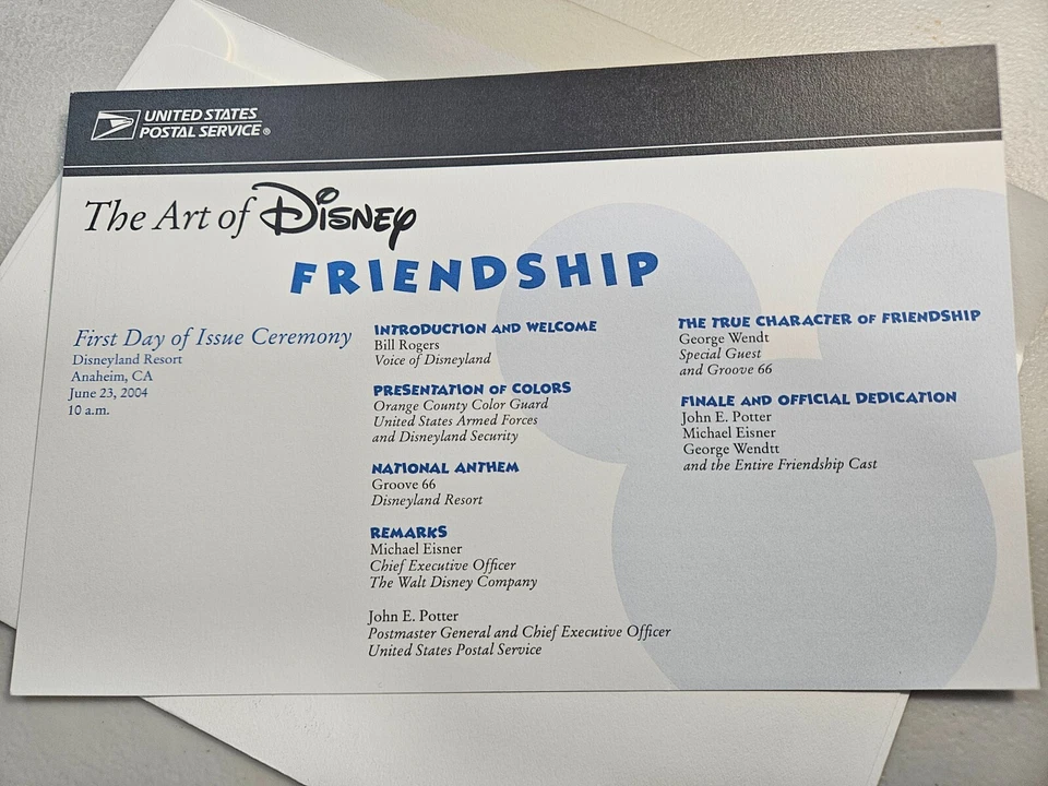 United States Sc3865-8, Jun 23, 2004, 37c, The Art of Disney FDC (504SP45) - Image 4 of 4