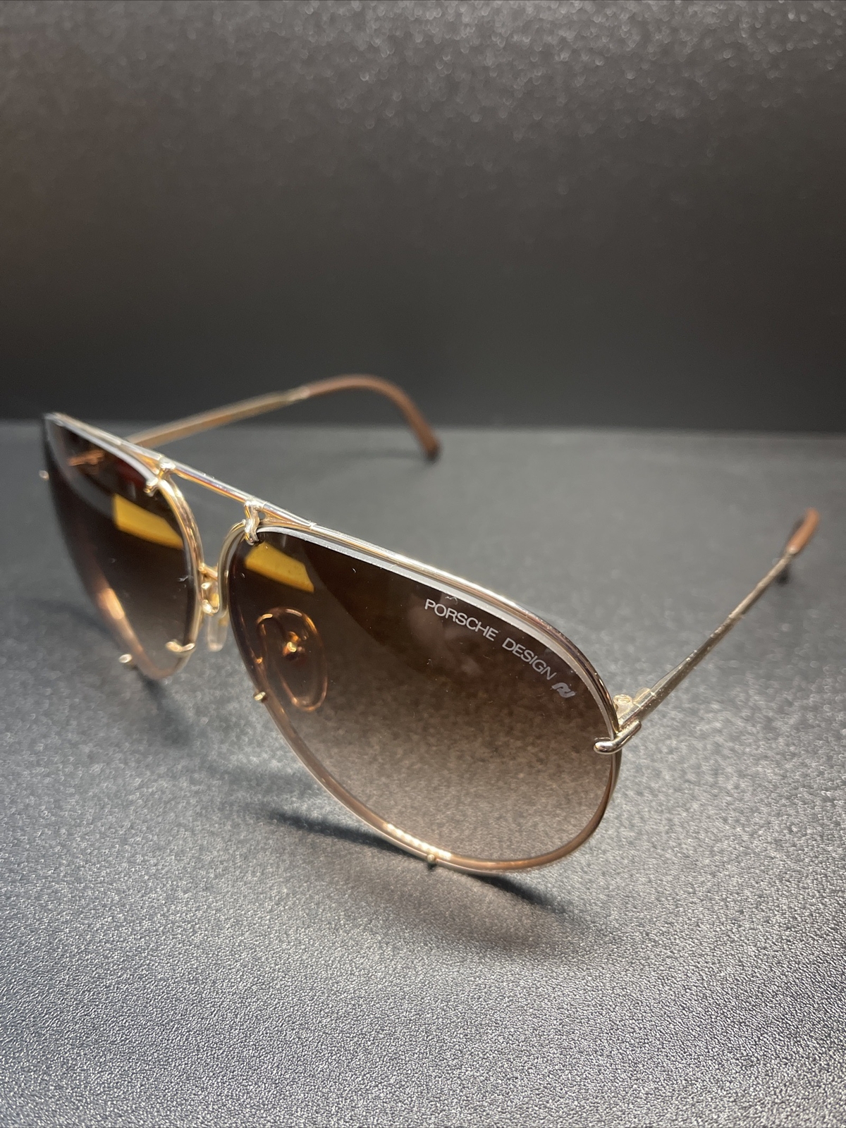 Carrera Porsche Design 5623 Gold Aviator Sunglasses G4 Gem