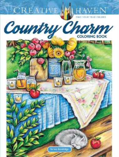 Teresa Goodridge Creative Haven Country Charm Coloring Book (Poche) - Photo 1/1