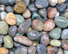 1 lb Fancy Jasper Tumbled Stones: 'B' Grade Polished Crystals Bulk Lot
