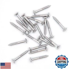 harpfeas 20PCS Guitar Humbucker Pickup Ring Mounting Screws Pickup Frame Surr