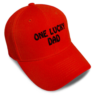 Baseball Cap 1 Lucky Dad Blessed Family C Luck Blessed Dad Hats for Men & Women