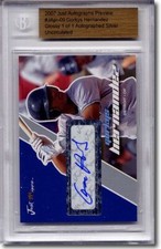 2007 Gorkys Hernandez Rookie Autograph Glossy Auto RC BGS 1/1