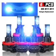 For Toyota Tacoma 2016-2021 Blue LED Headligh...