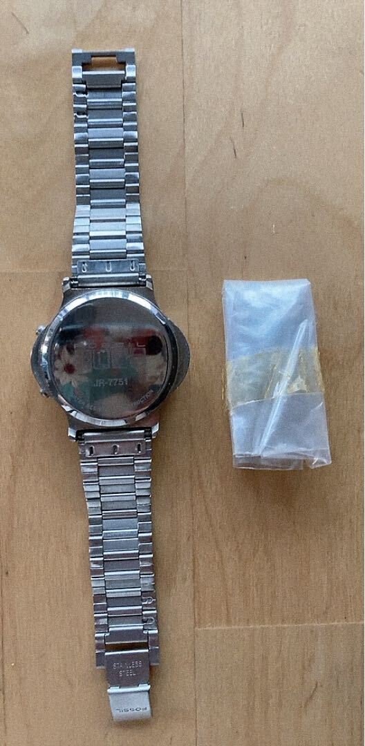 Fossil Jr-7751 Digital Quartz Women 2002 Authentic Vintage Fossil Jr-7751 Digital Quartz Women 2002 Authentic Vintage