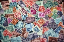 Vintage USA stamp lots 300 ALL DIF. COMM. USED 3, 4,5,6,8, AND 10 CENTS, NICE!!!