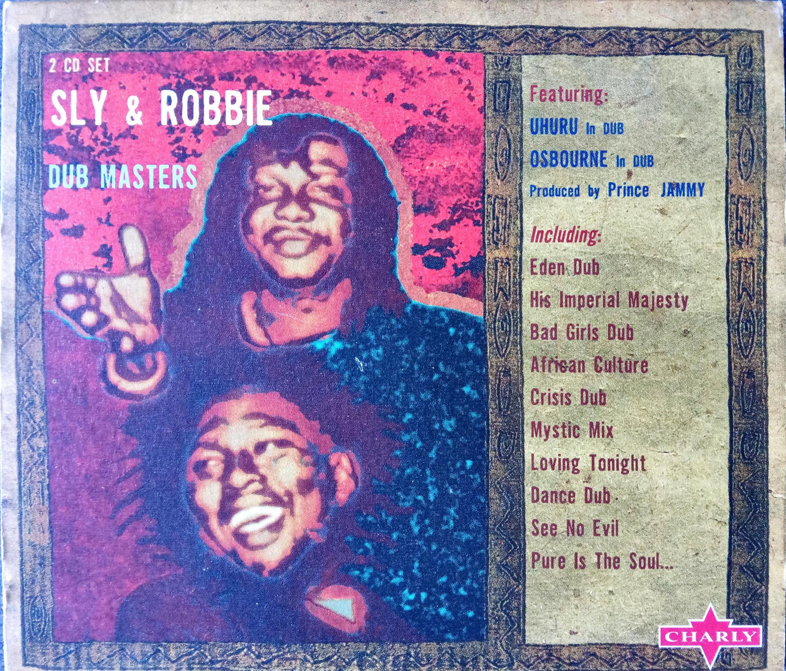 Sly & Robbie – Dub Masters 2 CD Aka Prince Jammy Uhuru / Osbourne In Dub Charly