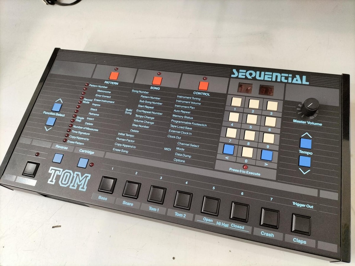 SEQUENTIAL TOM MODEL 420 MIDI Digital Drum Machine Rare Vintage w