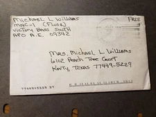 APO 09342 VICTORY BASE, IRAQ WAR 2004 Army Cover MNC w/ STARS & STRIPES article