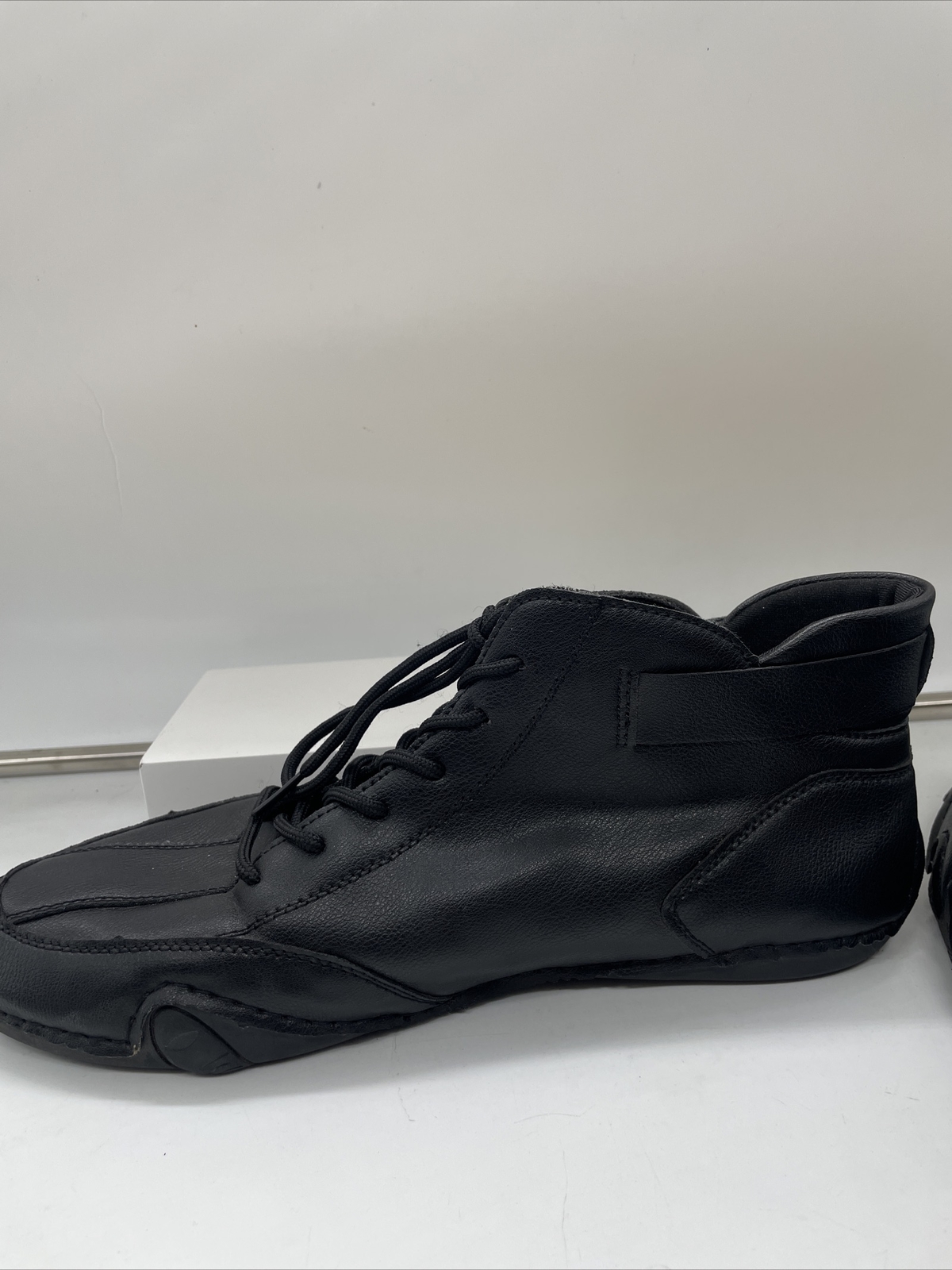 Men’s LDECK Sports Casual Italian Leather High Top Martin Shoes 11.5US