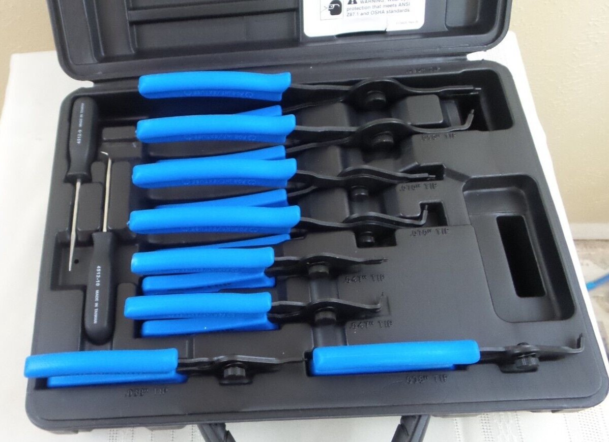 OTC Stinger Internal and External SnapRing Pliers 8 Piece Set 4512