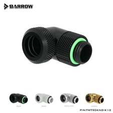 Barrow TWT90KND-K12 90 Degree Rotary OD12/14mm Hard Tube Fittings G1/4 Adapters
