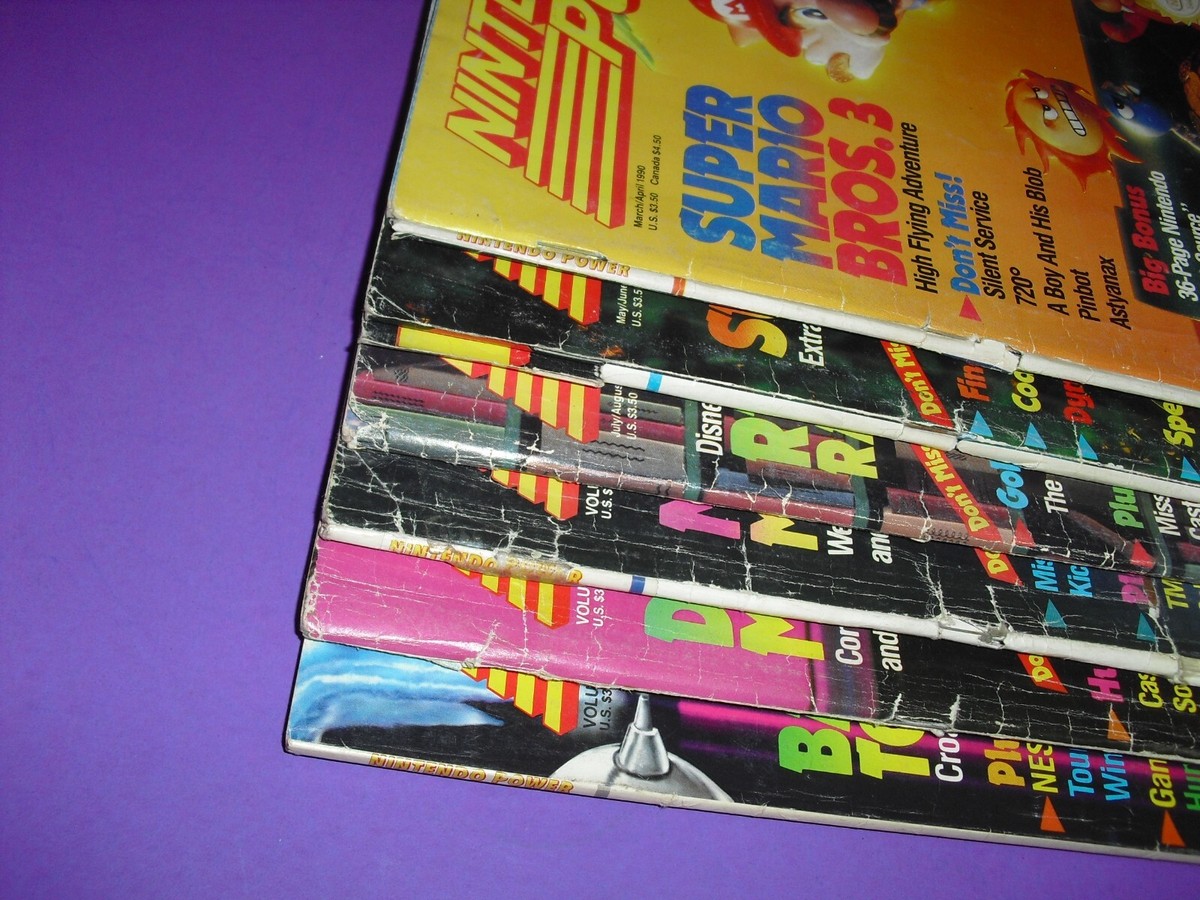 その他 NINTENDO POWER vol.0 Lot 6 Nintendo Power Magazine low grade no poster 1990! 16 18 25