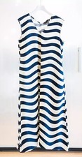 UNIQLO x Marimekko V-Neck Flared Dress Cotton pockets sleeveless summer Japan