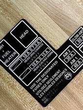 Toyota Engine Fuse Box Replacement Decalsticker 84-88 Pickup 84-89 4runner 15a Toyota Engine Fuse Box Replacement Decalsticker 84-88 Pickup 84-89 4runner 15a