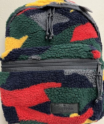新品未使用　激レア色 EASTPAK Rucksack y2k grunge Eastpak Padded Pak'r Shearling Multi Camo Backpack Bag New Rare