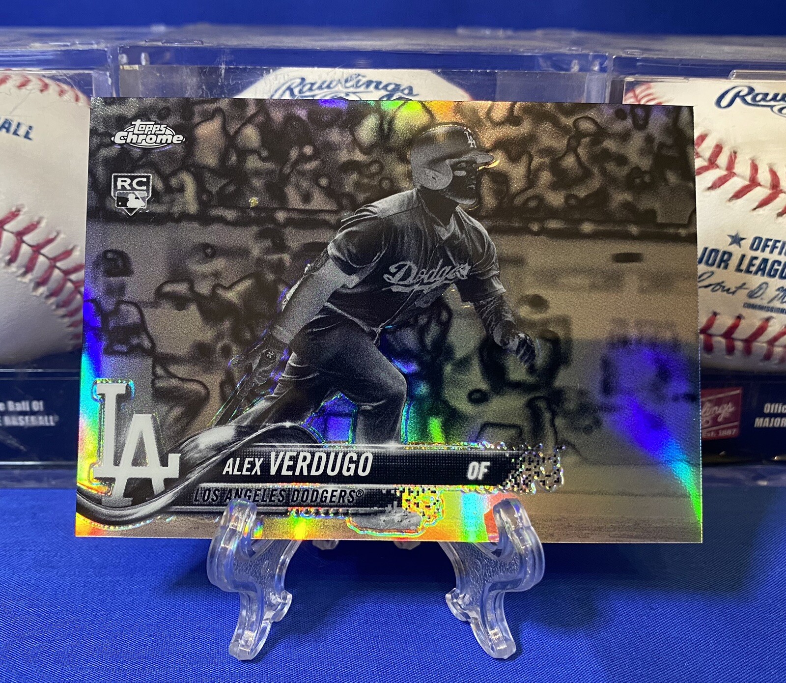 ALEX VERDUGO, 2018 Topps Chrome Negative Refractor, Rookie Card, Red Sox