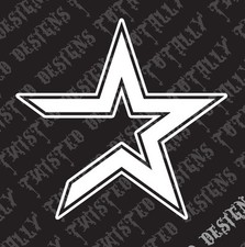 Houston Astros vinyl decal sticker car truck motorcycle MLB baseball