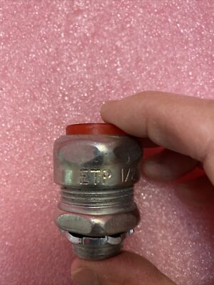 ETP 1/2 Inch Box Fitting for Flexible Conduit Lot Of Ten