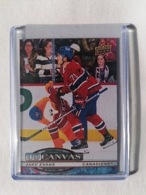 Trading Card NHL Saison 2025/26 UD Series2 CANVAS JAKE EVANS MONTREAL CANADIENS