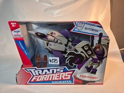 Transformers Animated Blitzwing Voyager Class 2008 Hasbro Sealed MISB Triple Cha