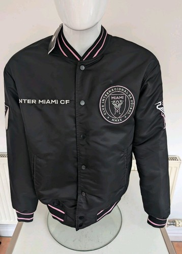 Inter Miami Size M Medium Bomber Jacket Coat MLS 38 - 40 New With Tags Football - Picture 1 of 11