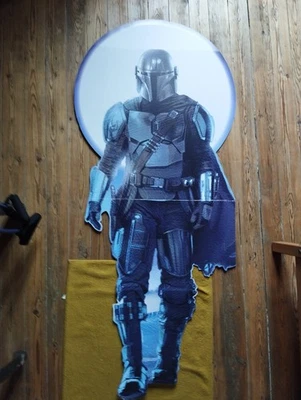 PLV / Silhouette carton The Mandalorian Star Wars (1m58) - Photo 1/4