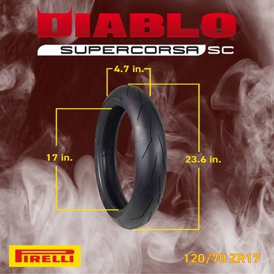 Pirelli Diablo Supercorsa V3 Front 120/70-17 & Rear 200/55-17